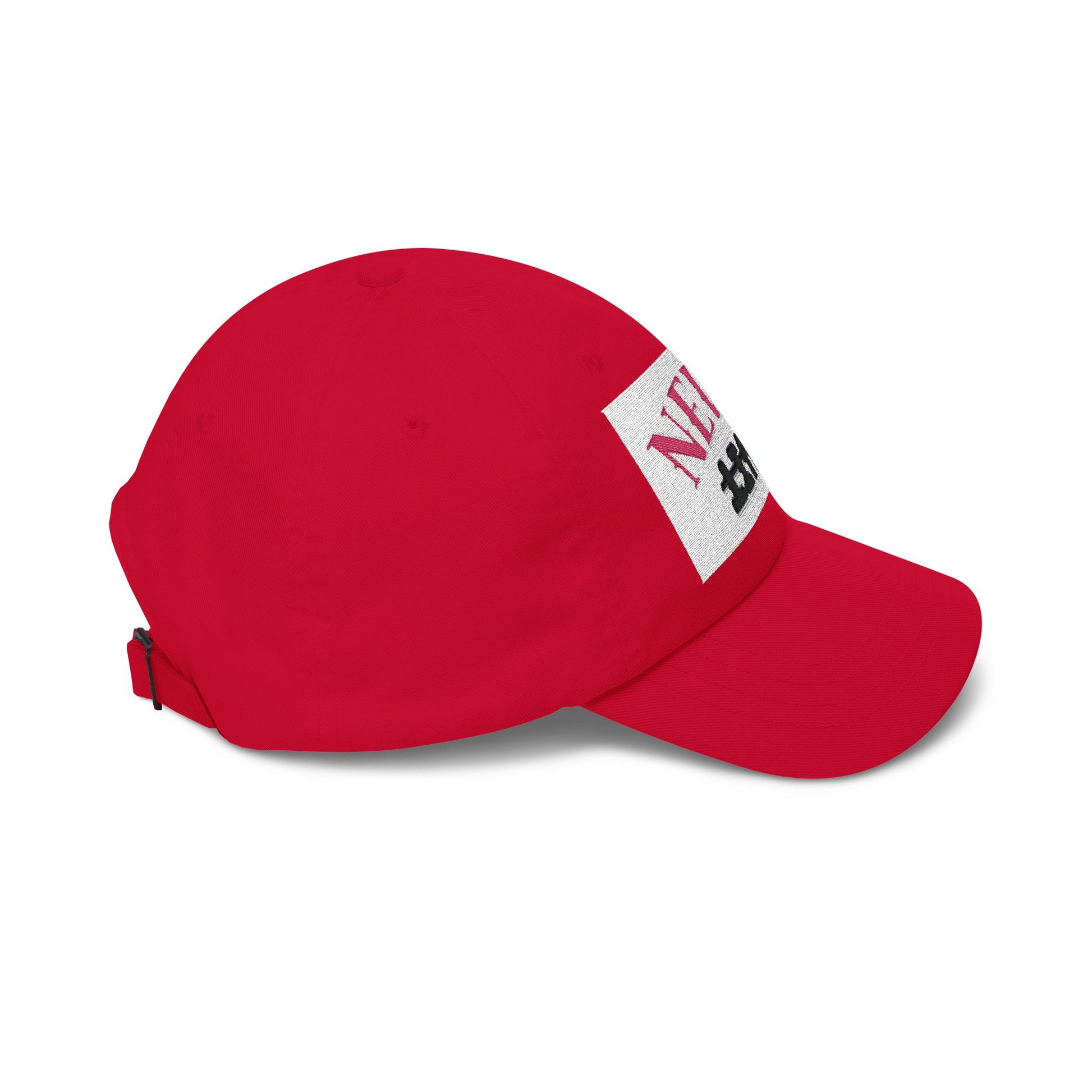 Dad Cap – 'Never QUIT' Distressed Patch Embroidered Baseball Hat