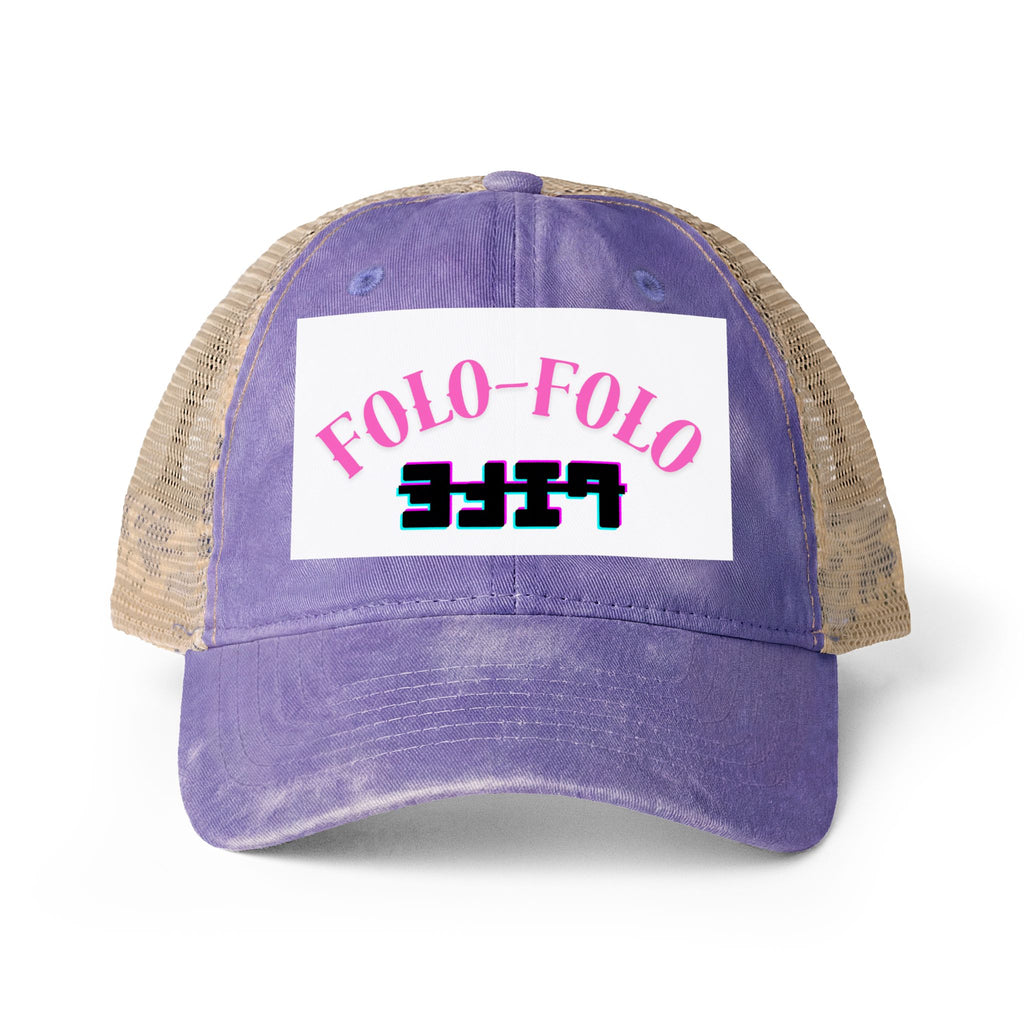 Women's Washed Mesh-Back Cap