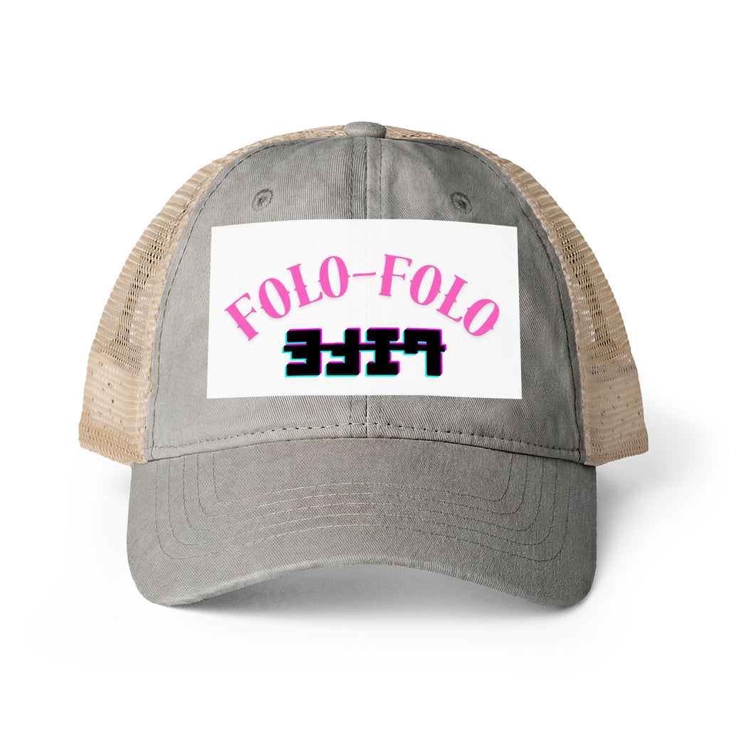Women's Washed Mesh-Back Cap