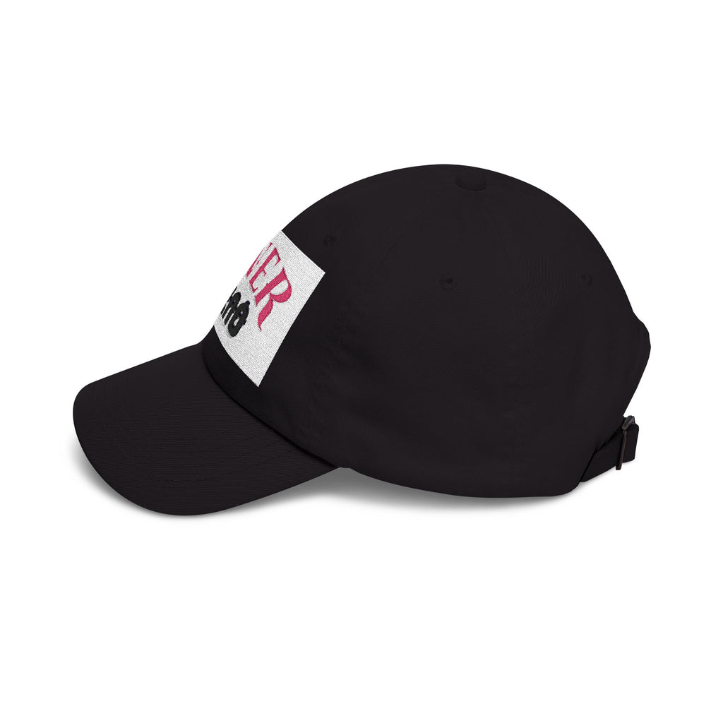 Dad Cap – 'Never QUIT' Distressed Patch Embroidered Baseball Hat