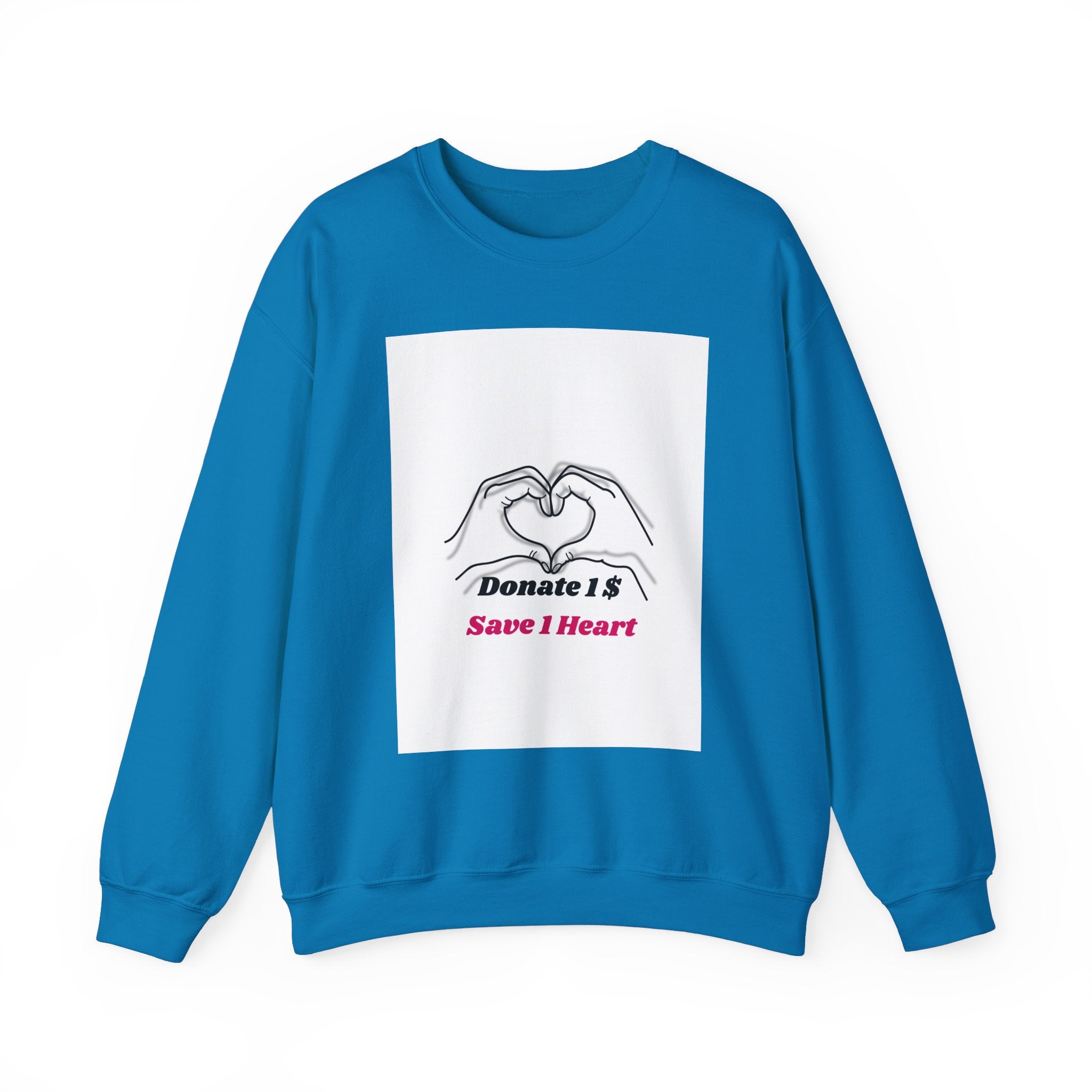Unisex Heavy Blend™ Crewneck Sweatshirt [Donate 14 Save 1 Heart]