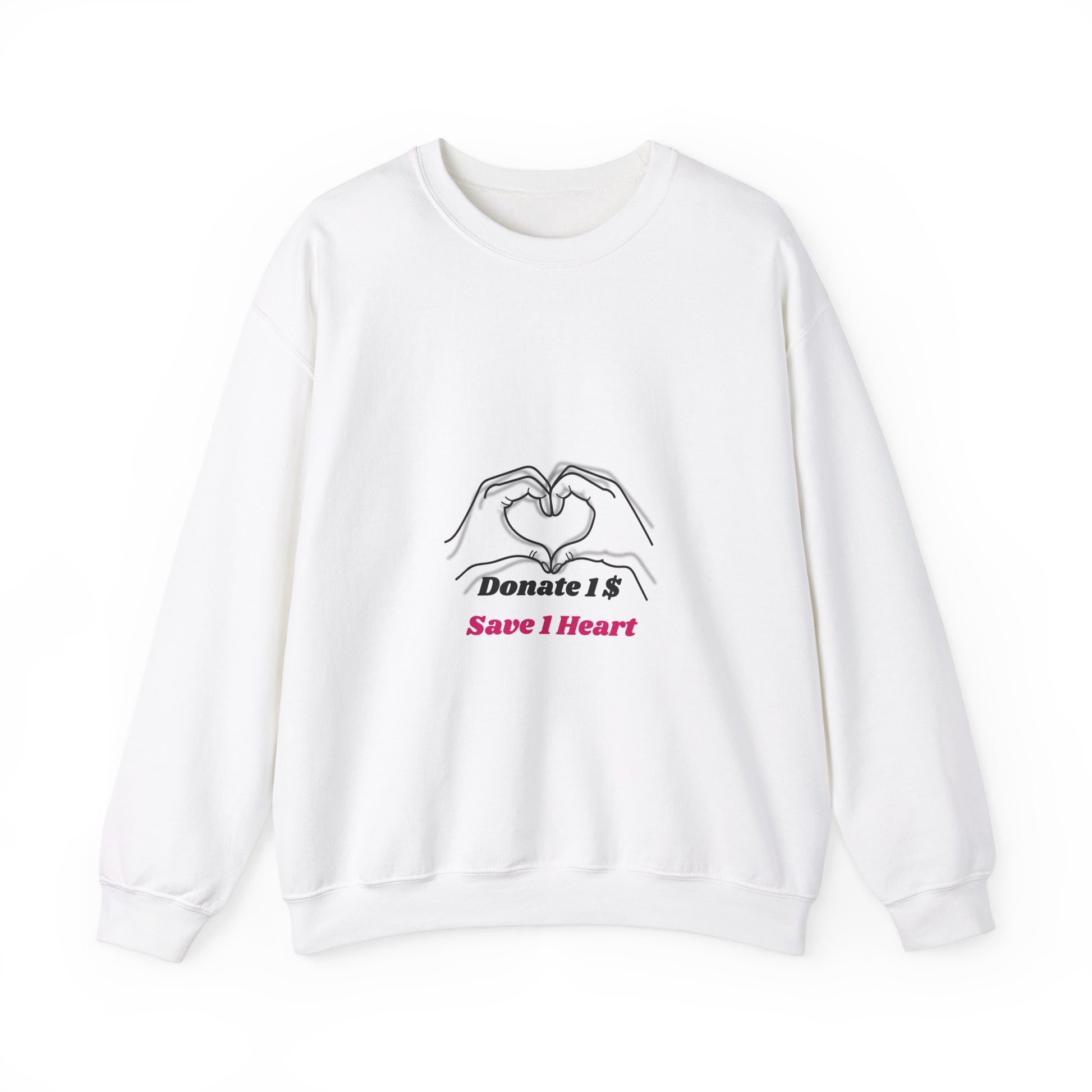 Unisex Heavy Blend™ Crewneck Sweatshirt [Donate 14 Save 1 Heart]