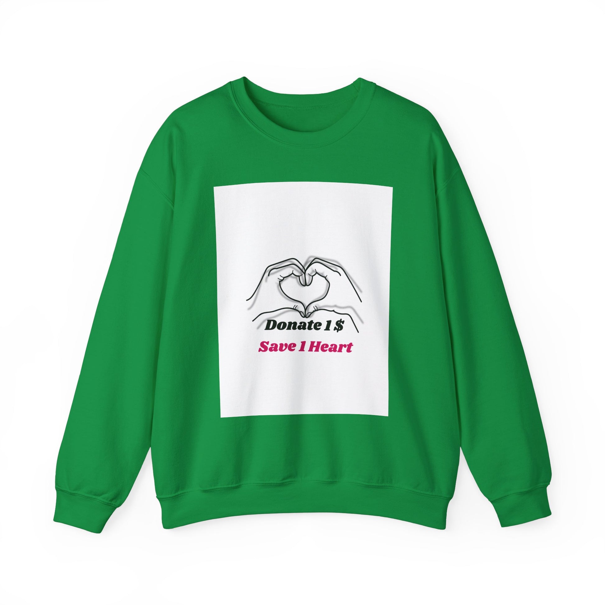 Unisex Heavy Blend™ Crewneck Sweatshirt [Donate 14 Save 1 Heart]