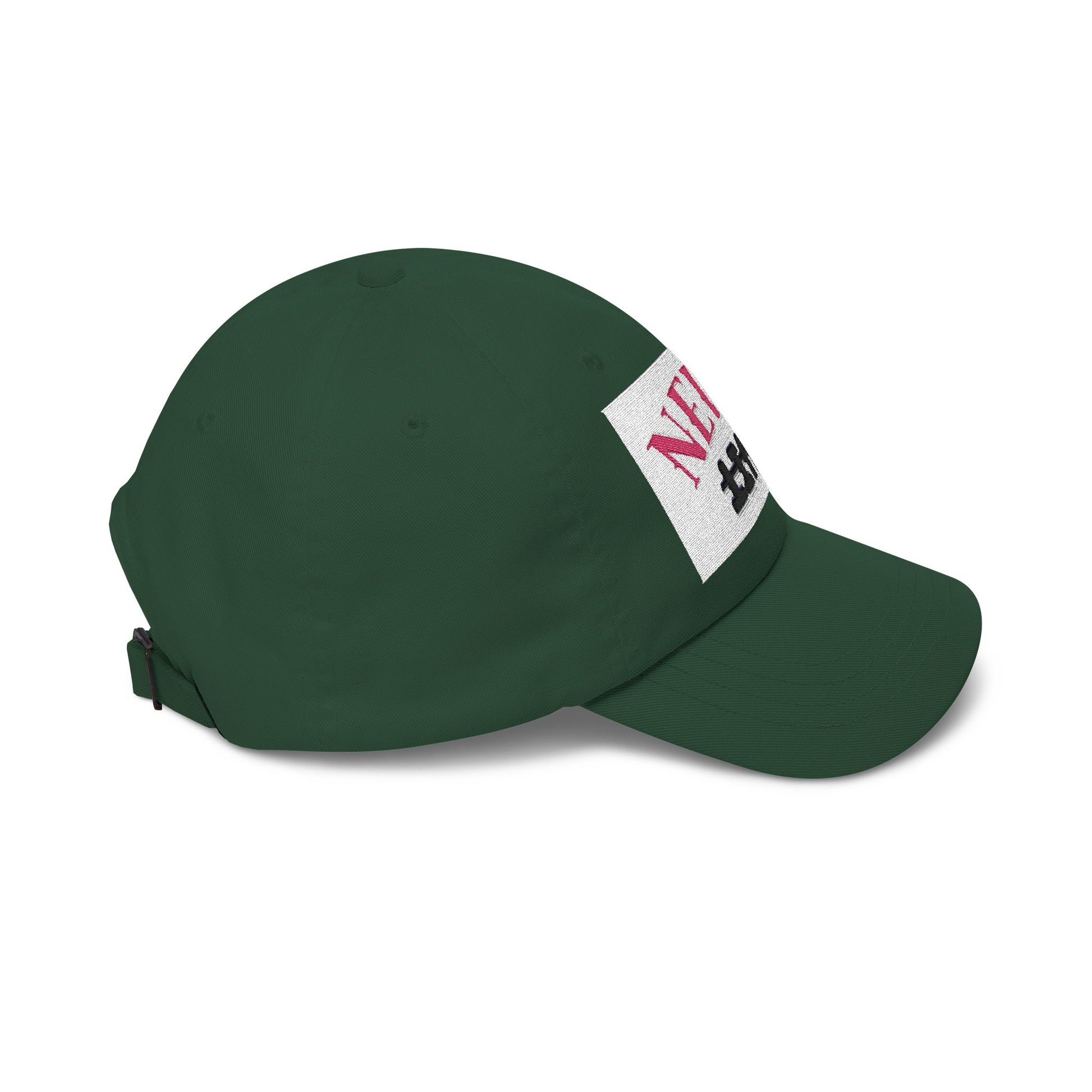 Dad Cap – 'Never QUIT' Distressed Patch Embroidered Baseball Hat