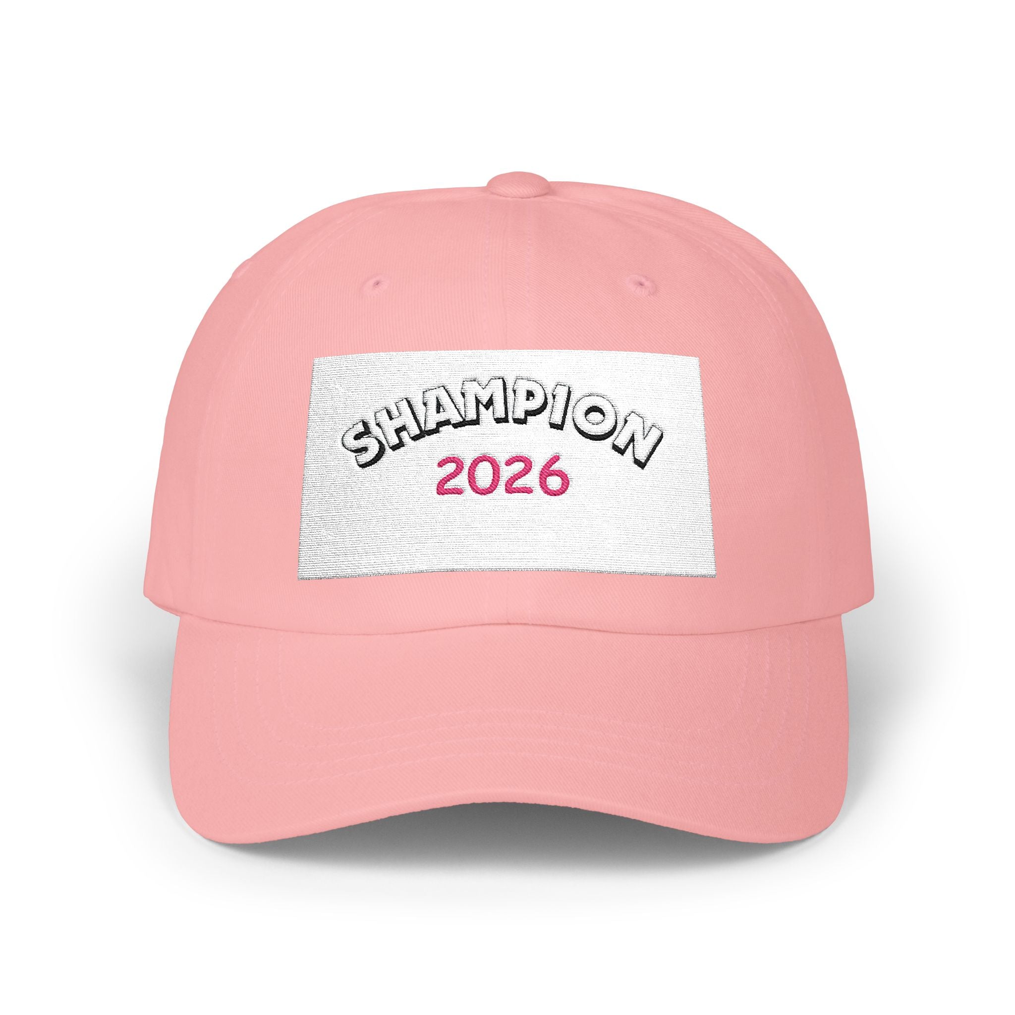 Dad Cap – "Champion 2026" Embroidered Baseball Hat