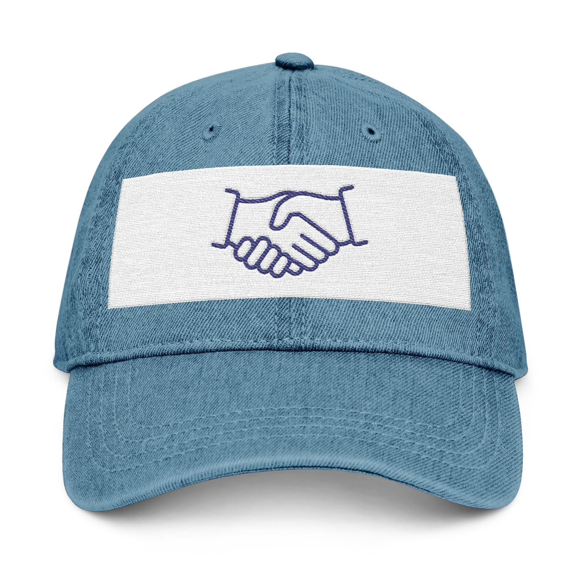 Embroidered Denim Cap with Colorful Design, Casual Hat for Everyday Wear, Stylish Accessory for Outdoor Events, Perfect Gift for Friends