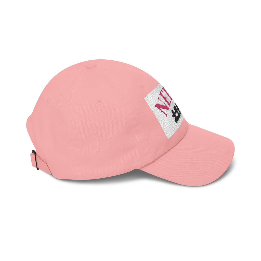 Dad Cap – 'Never QUIT' Distressed Patch Embroidered Baseball Hat