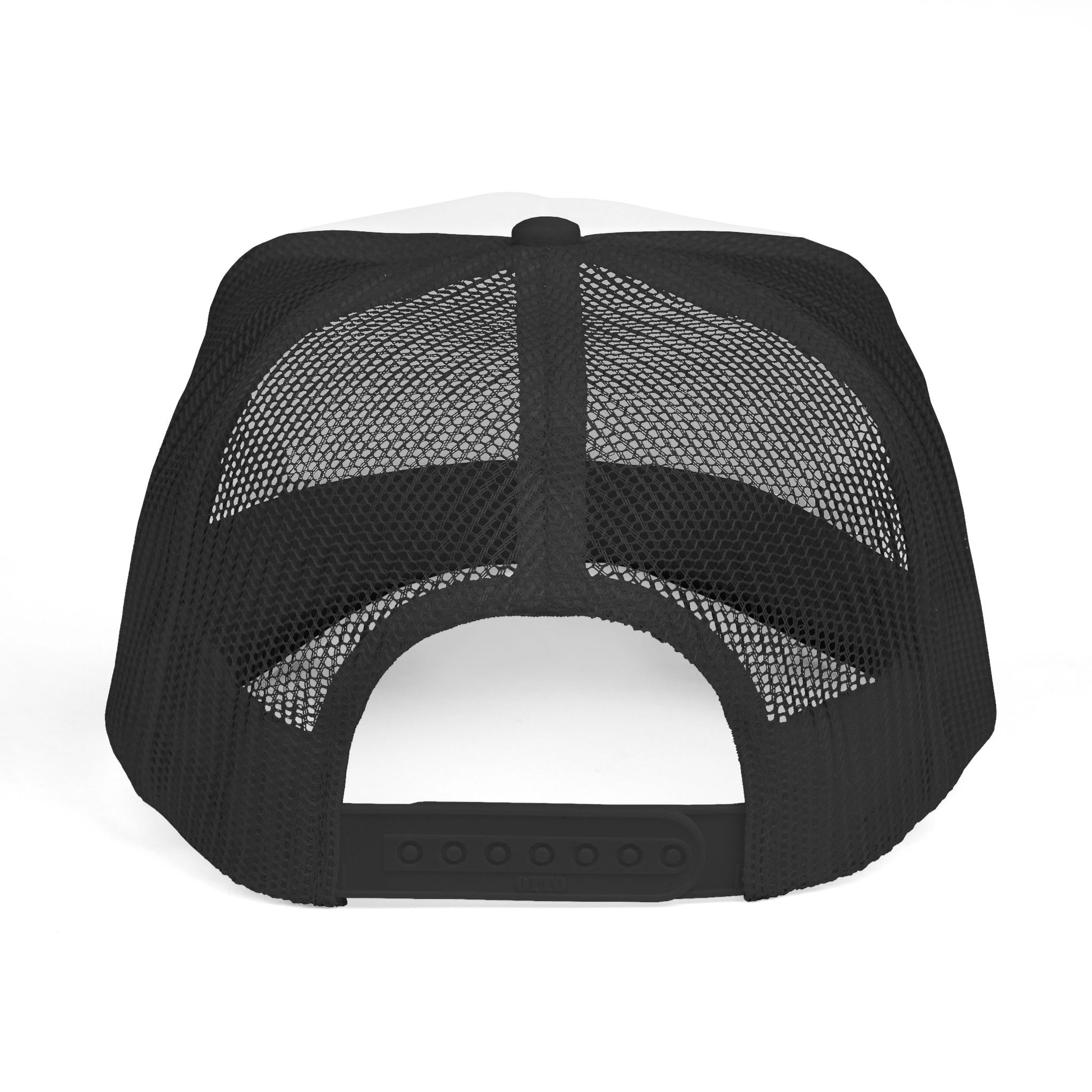 Action Logo Trucker Cap — Pink Emblem Mesh Baseball Hat