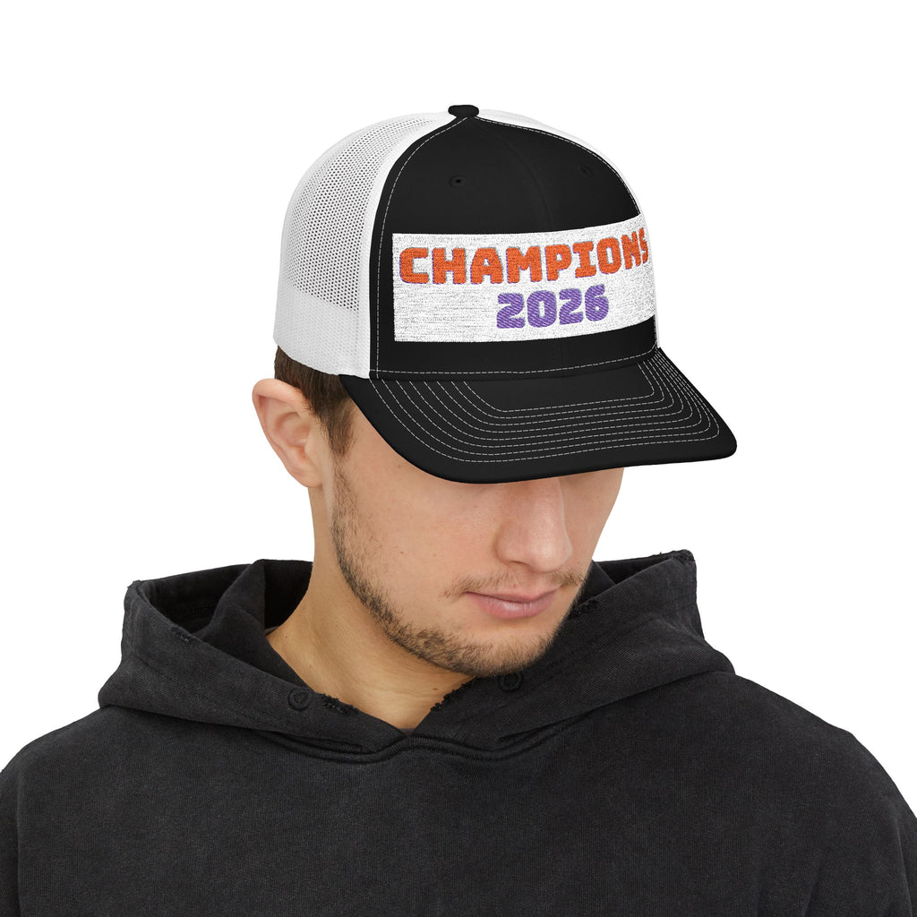 Champions 2026 Trucker Cap — Retro Sports Snapback