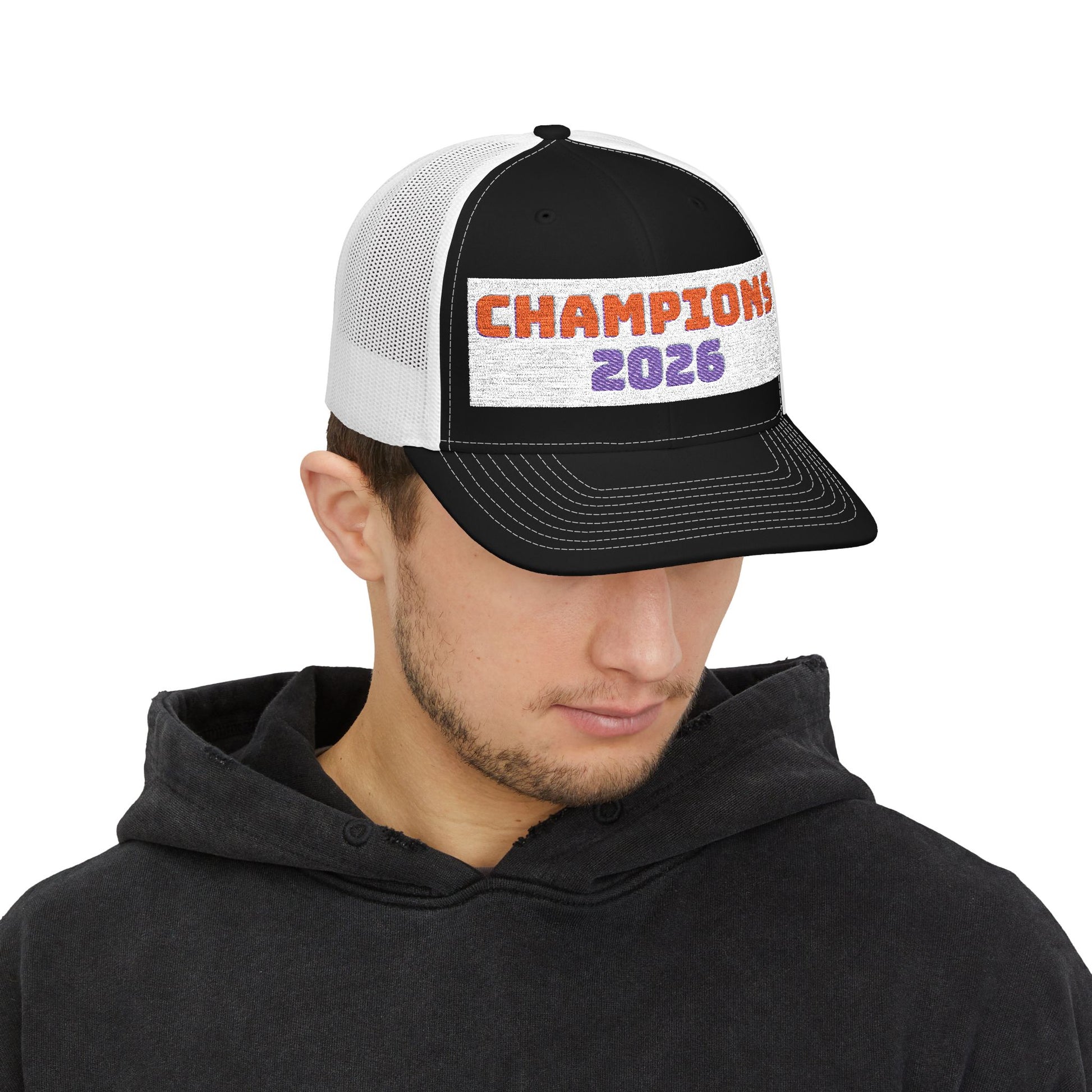 Champions 2026 Trucker Cap — Retro Sports Snapback