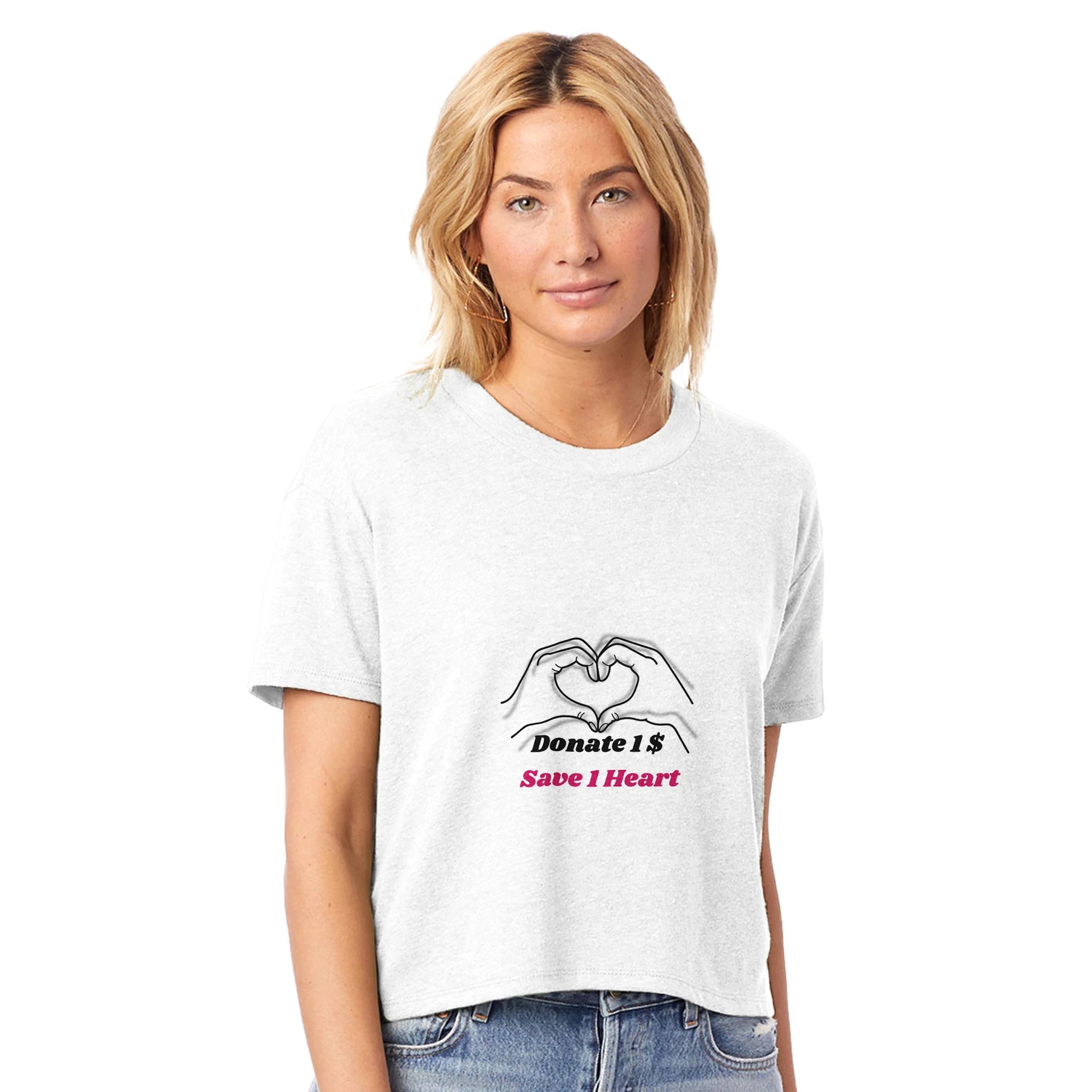 Women's Headliner Cropped Crewneck T-Shirt | Alternative 5114BP