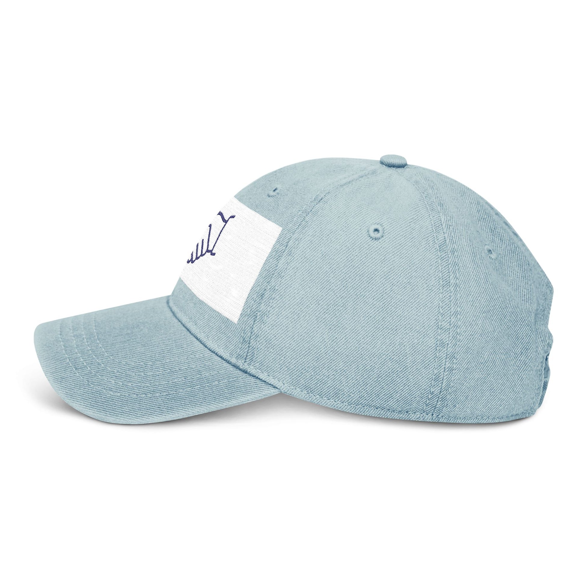 Embroidered Denim Cap with Colorful Design, Casual Hat for Everyday Wear, Stylish Accessory for Outdoor Events, Perfect Gift for Friends