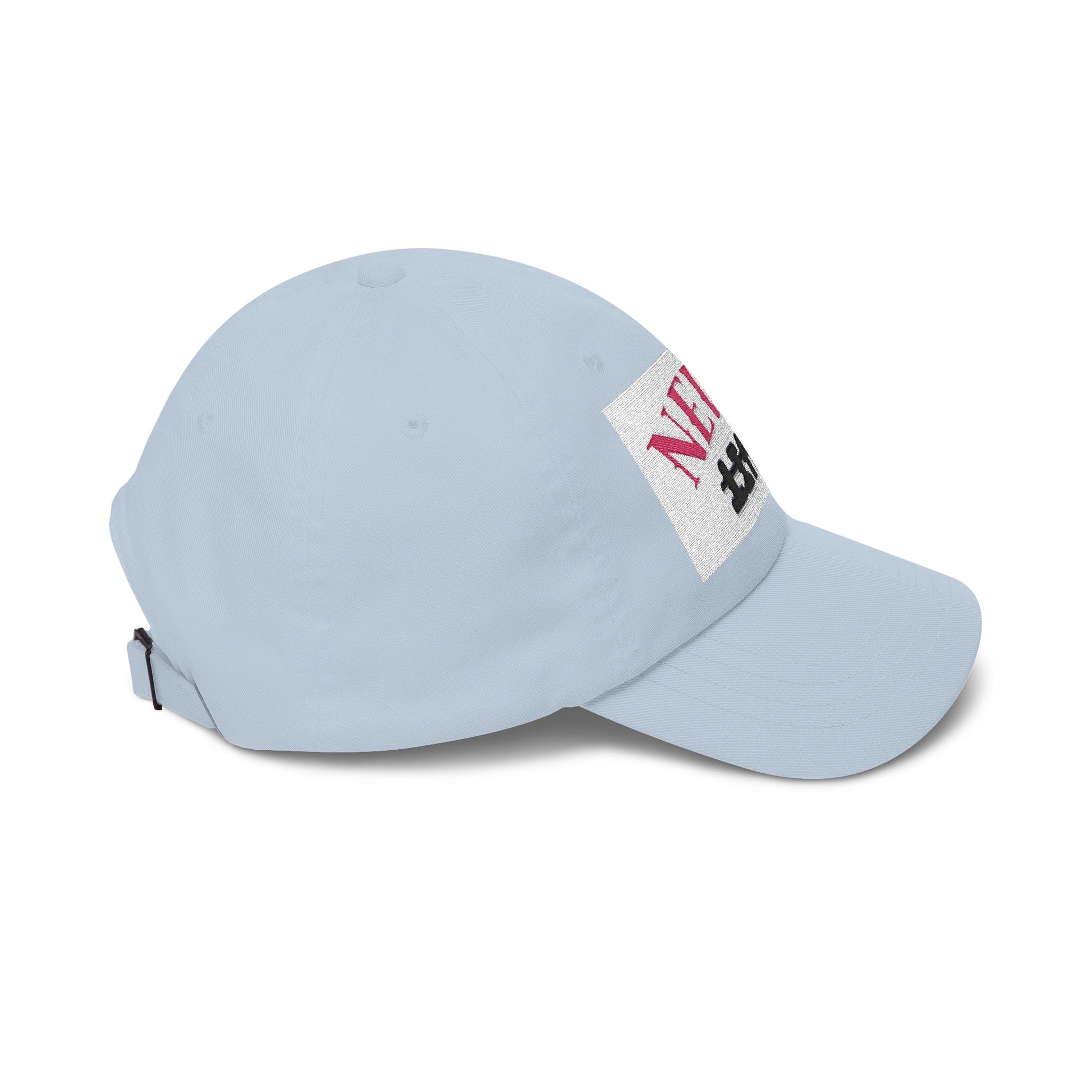 Dad Cap – 'Never QUIT' Distressed Patch Embroidered Baseball Hat
