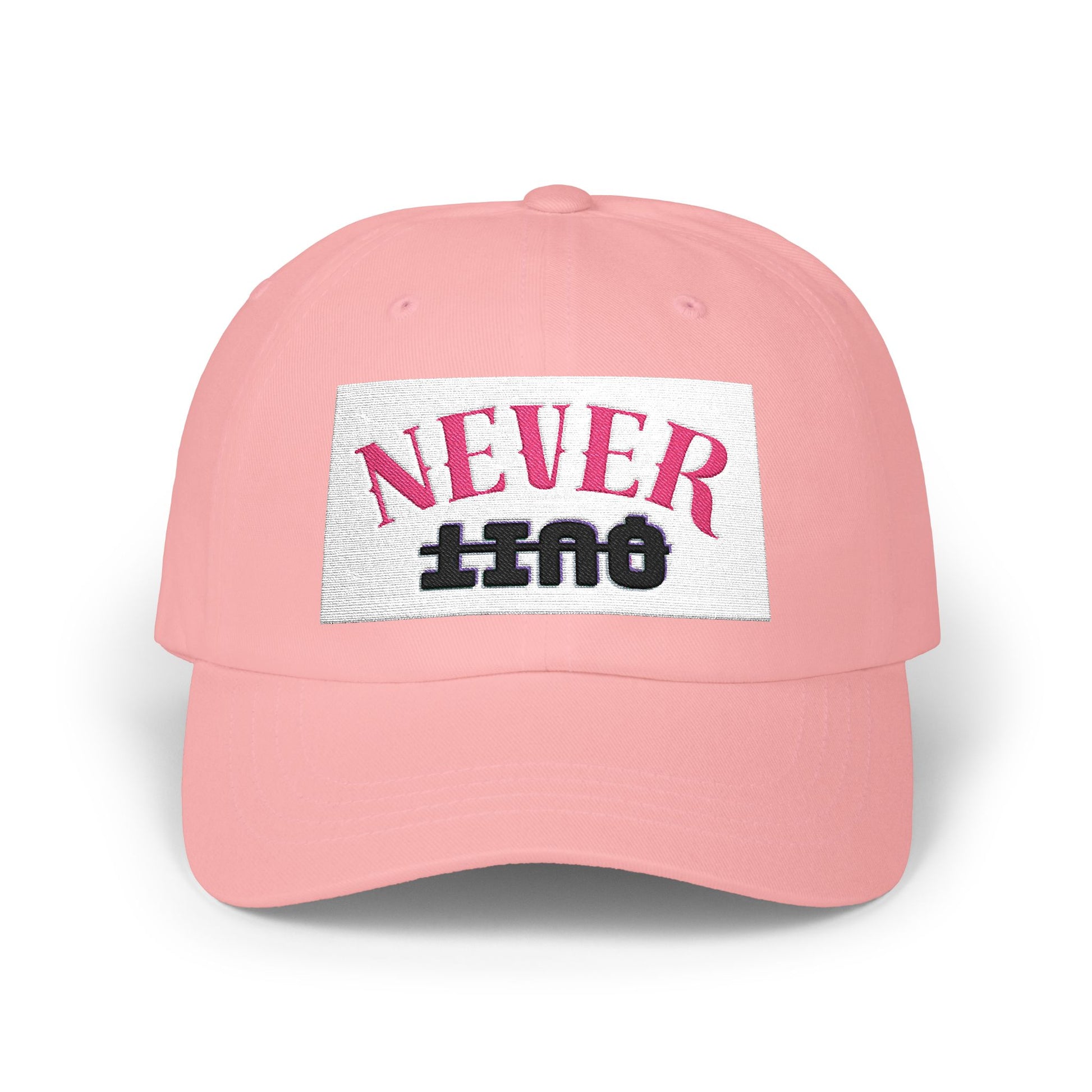 Dad Cap – 'Never QUIT' Distressed Patch Embroidered Baseball Hat