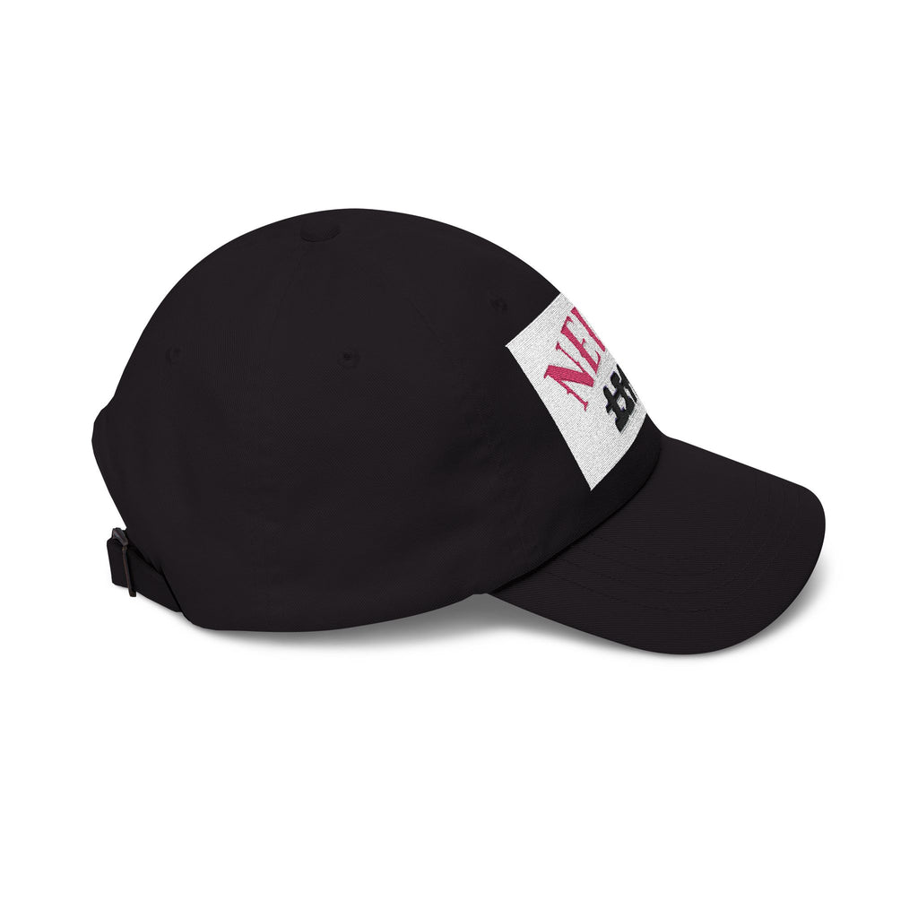 Dad Cap – 'Never QUIT' Distressed Patch Embroidered Baseball Hat
