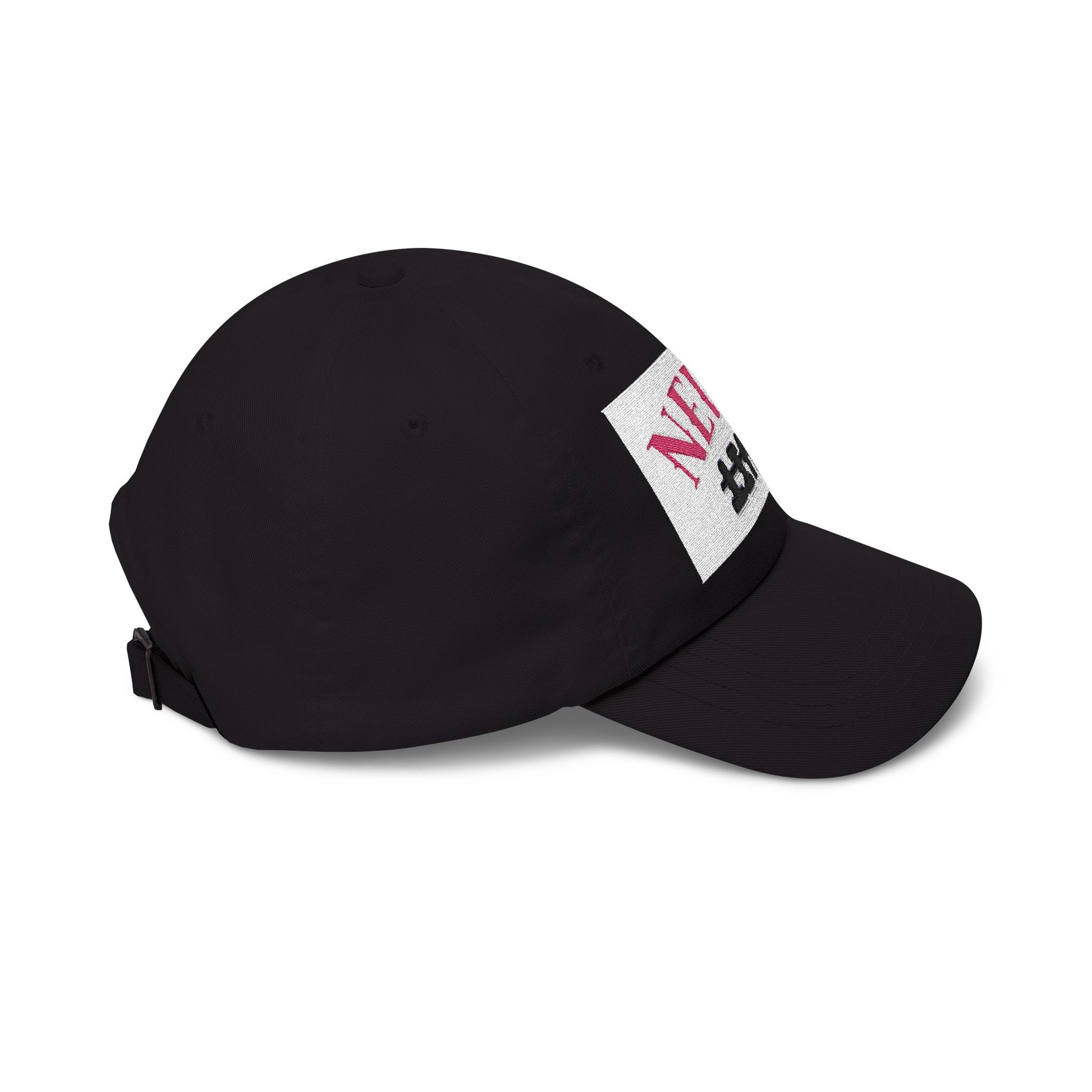 Dad Cap – 'Never QUIT' Distressed Patch Embroidered Baseball Hat