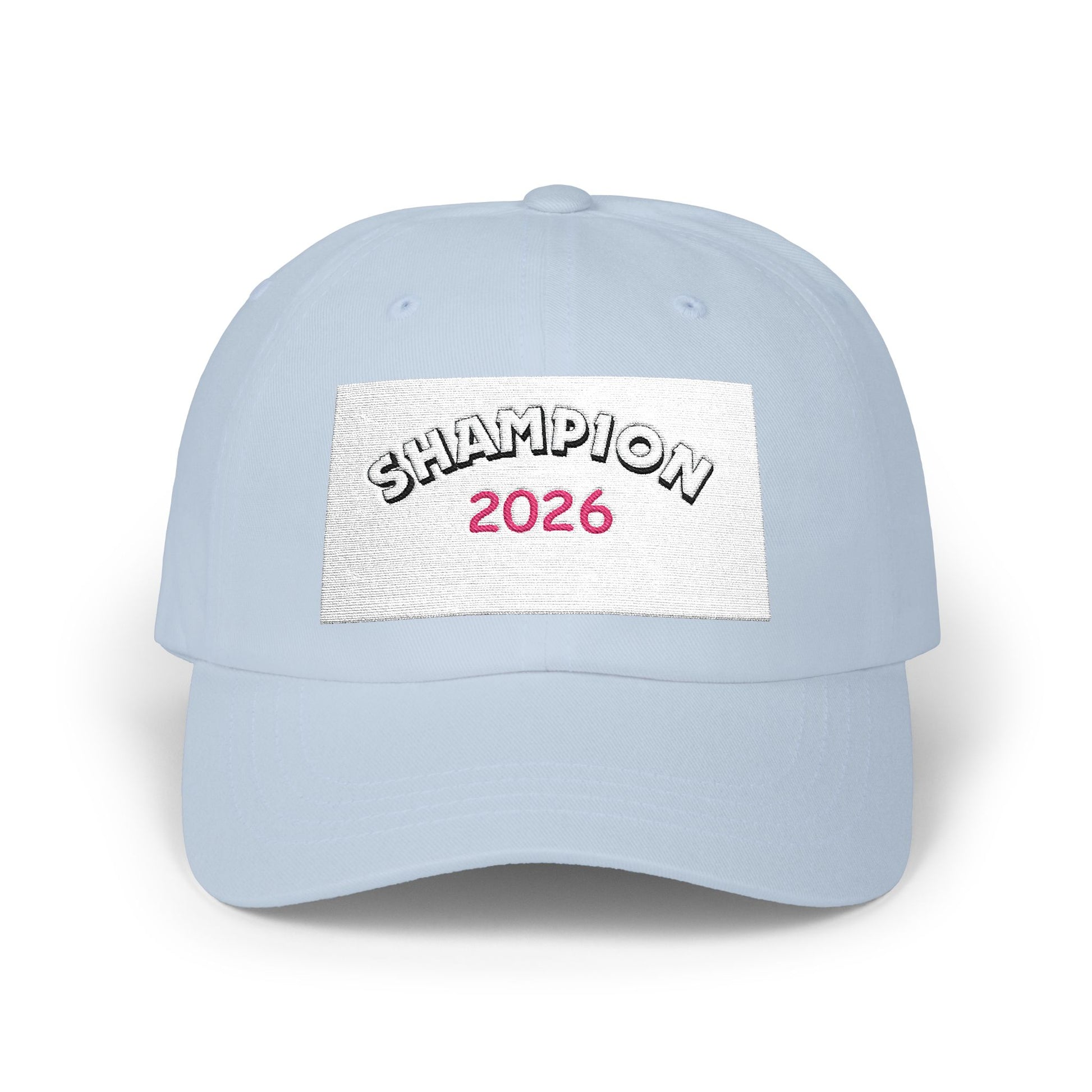 Dad Cap – "Champion 2026" Embroidered Baseball Hat