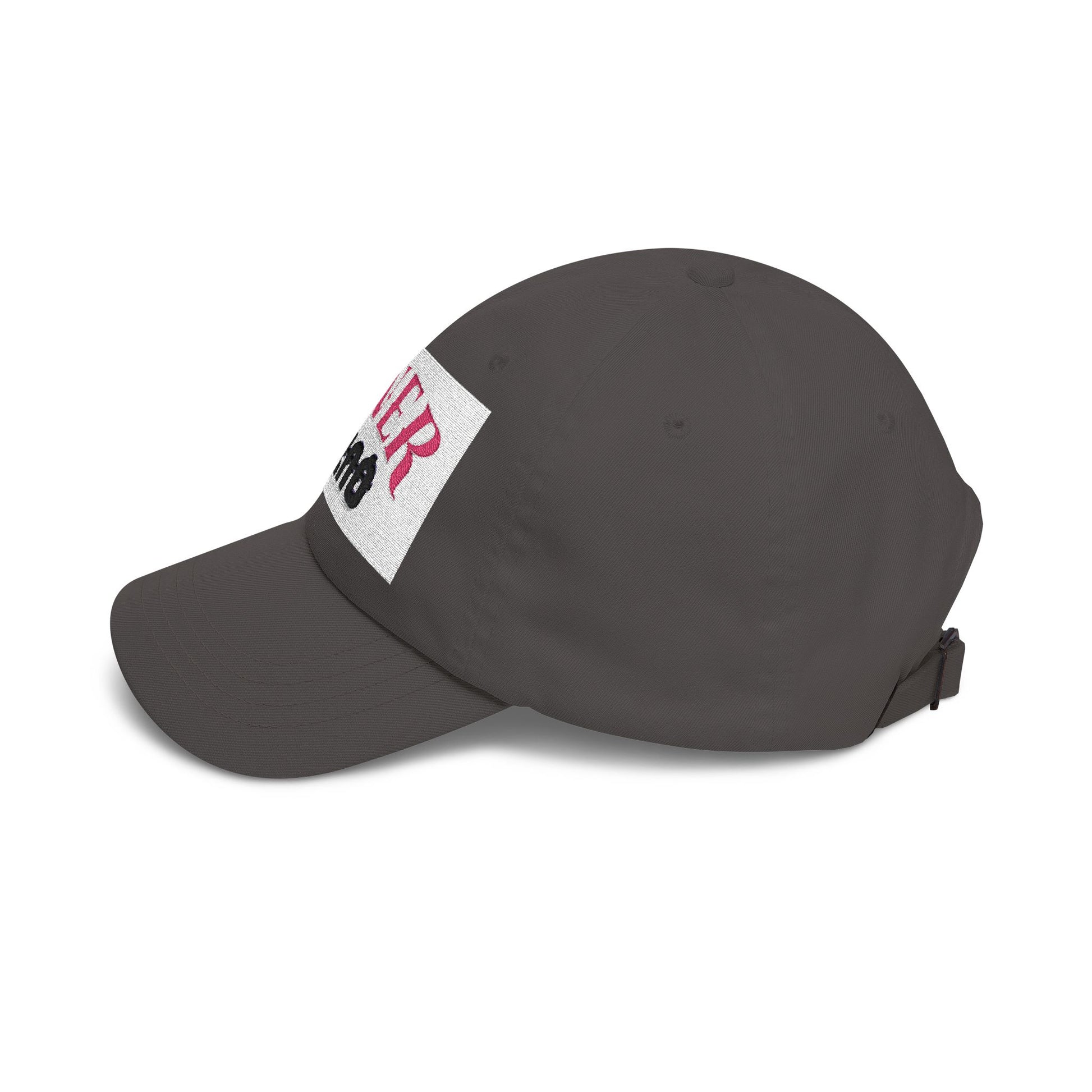 Dad Cap – 'Never QUIT' Distressed Patch Embroidered Baseball Hat