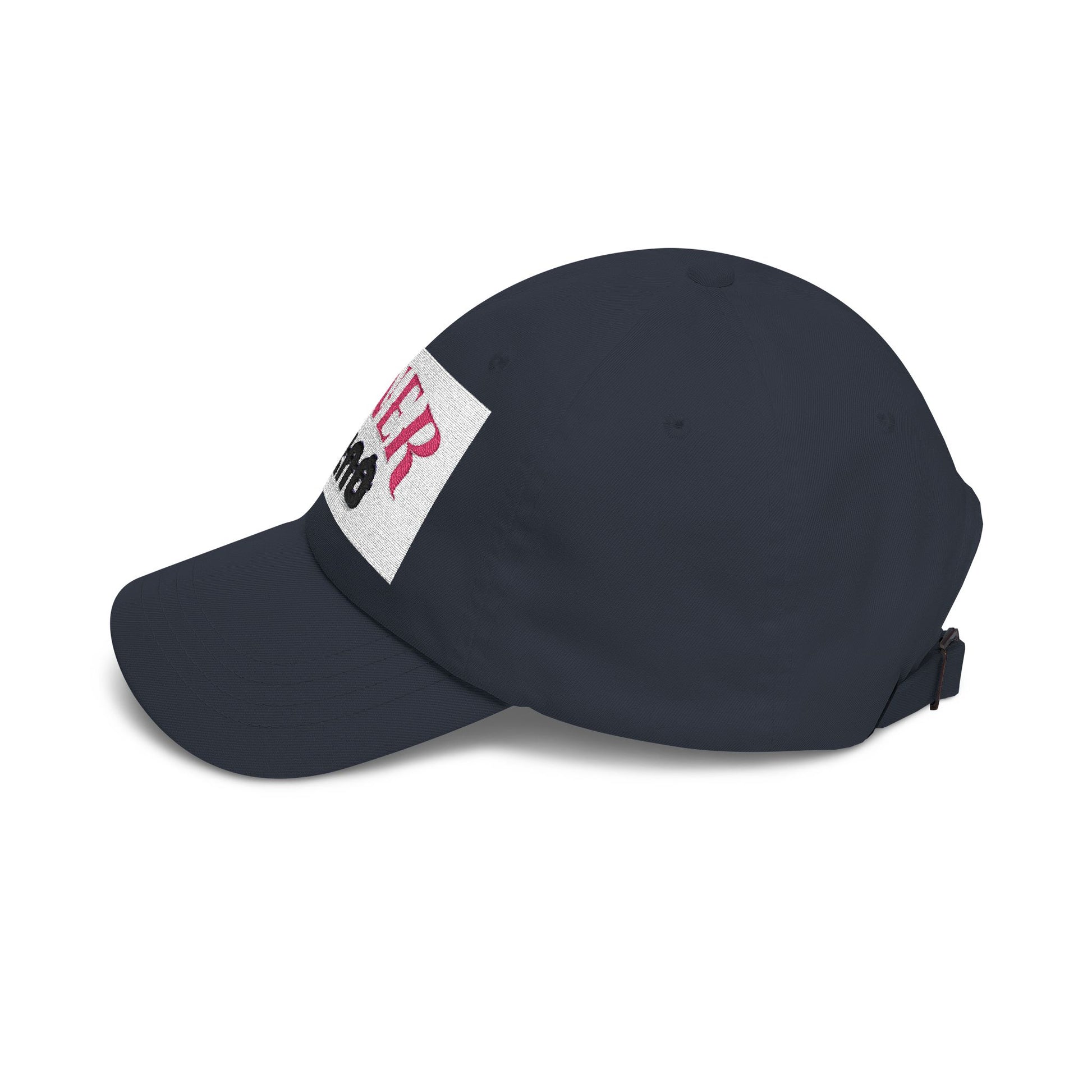 Dad Cap – 'Never QUIT' Distressed Patch Embroidered Baseball Hat