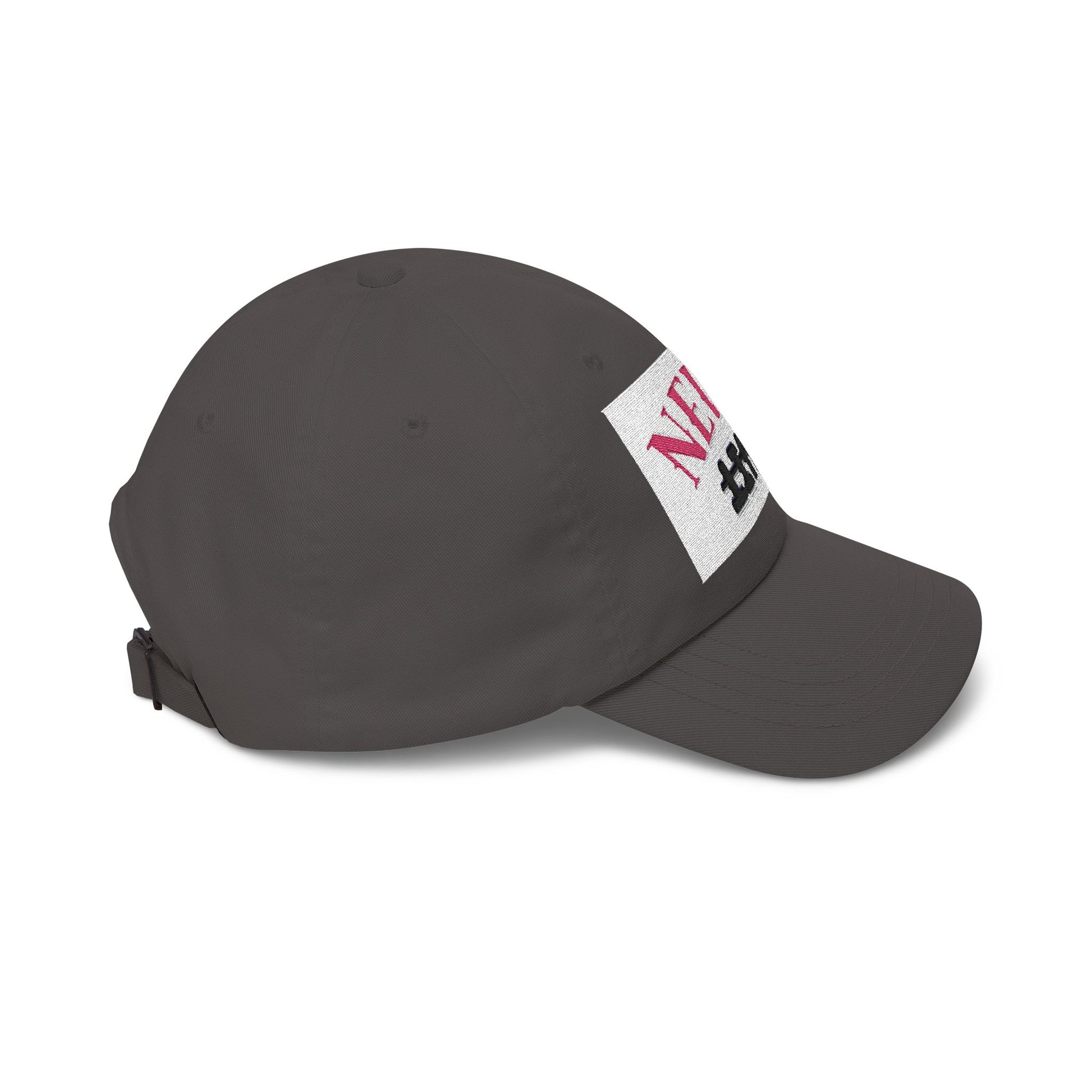 Dad Cap – 'Never QUIT' Distressed Patch Embroidered Baseball Hat