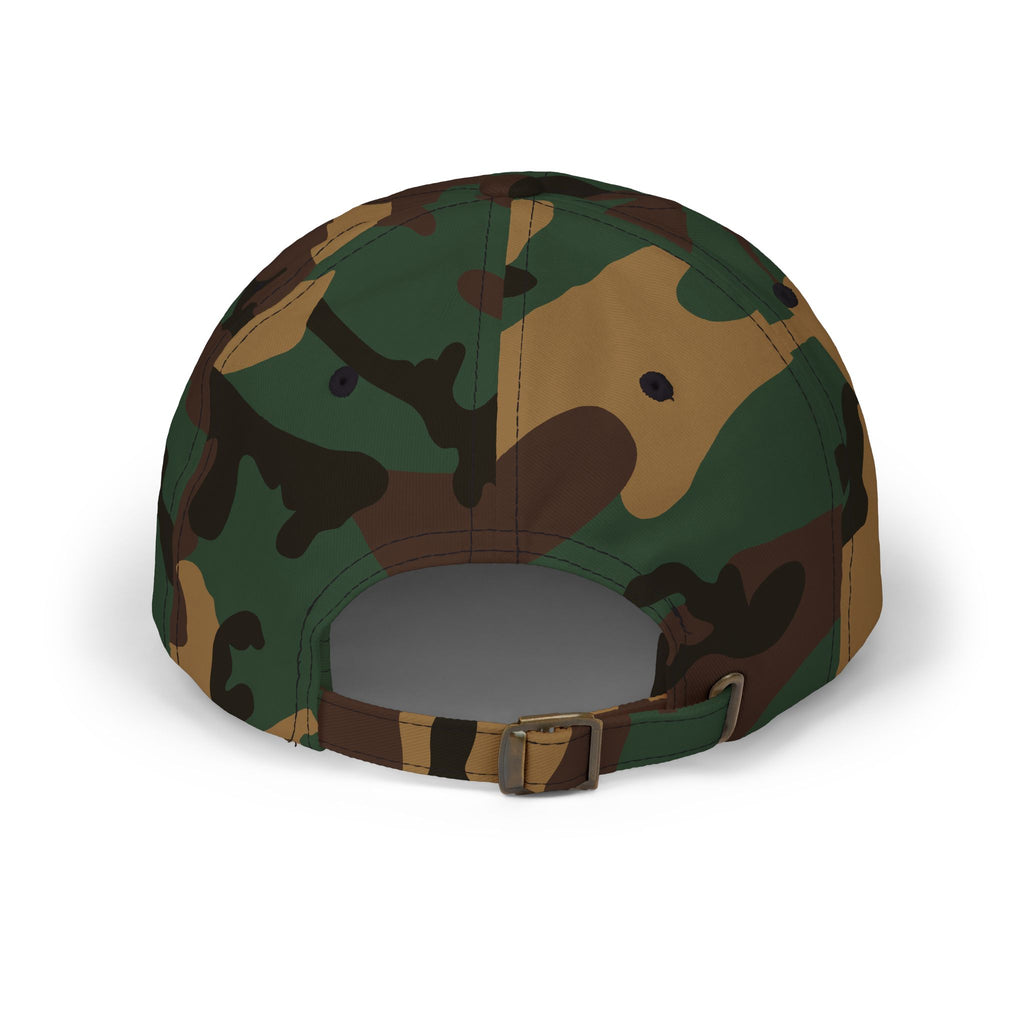 Dad Cap – 'Never QUIT' Distressed Patch Embroidered Baseball Hat