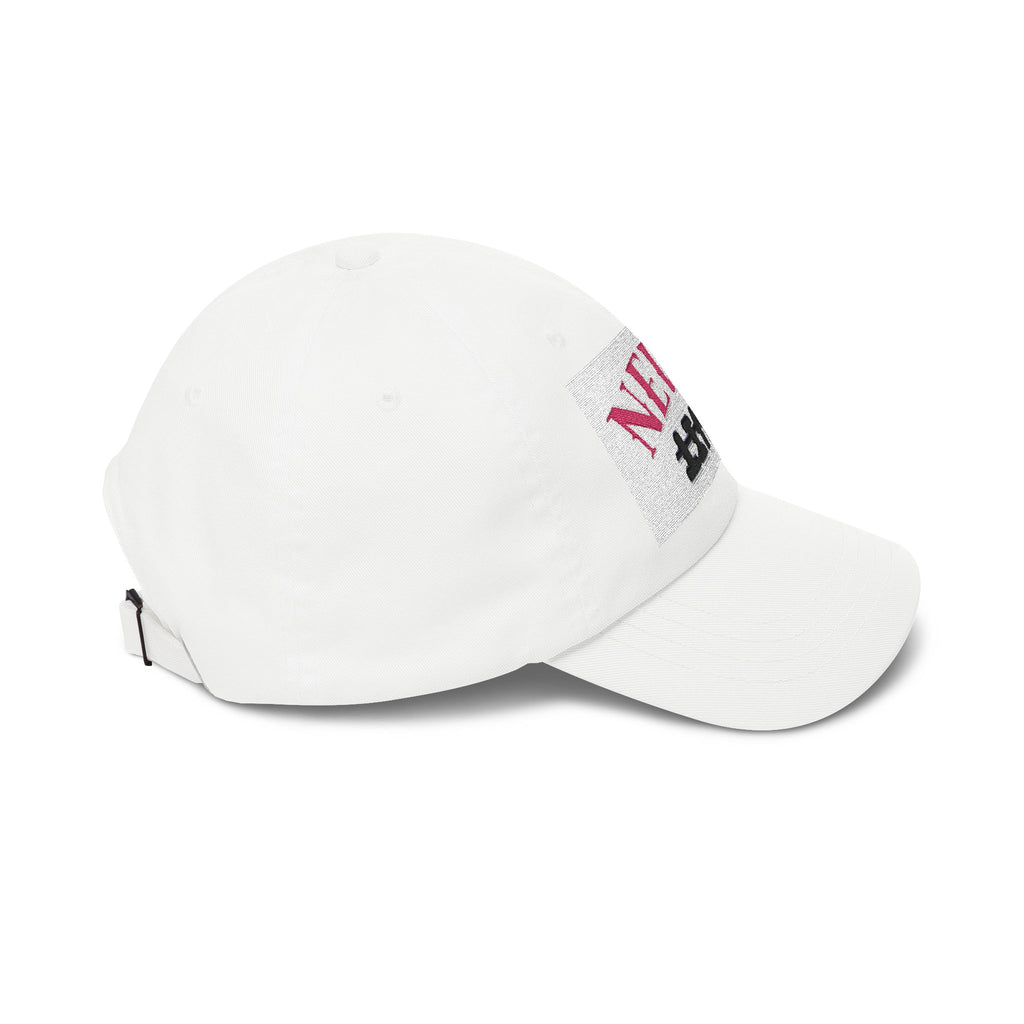 Dad Cap – 'Never QUIT' Distressed Patch Embroidered Baseball Hat