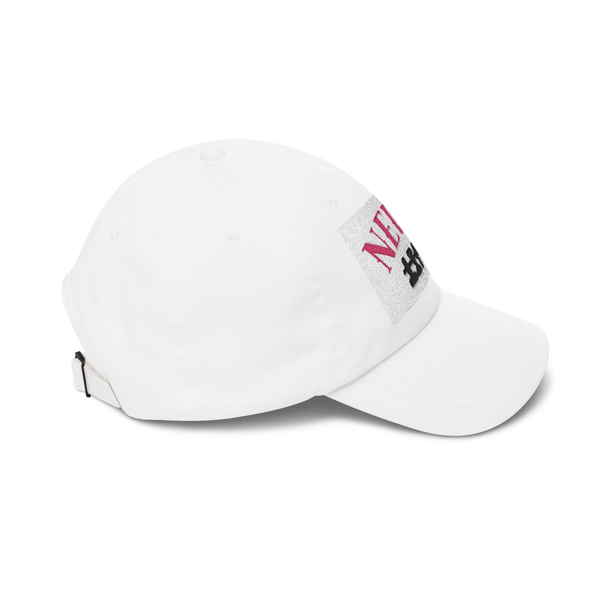 Dad Cap – 'Never QUIT' Distressed Patch Embroidered Baseball Hat