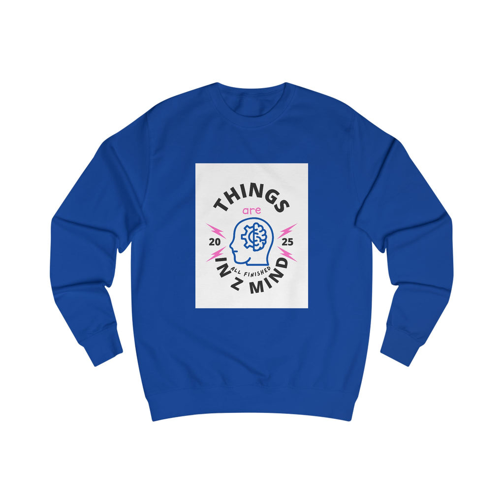 Mindful Unisex Sweatshirt - Cozy Thoughts, Perfect Gift for Mental Wellness, Casual Wear, Self-Care, Everyday Comfort