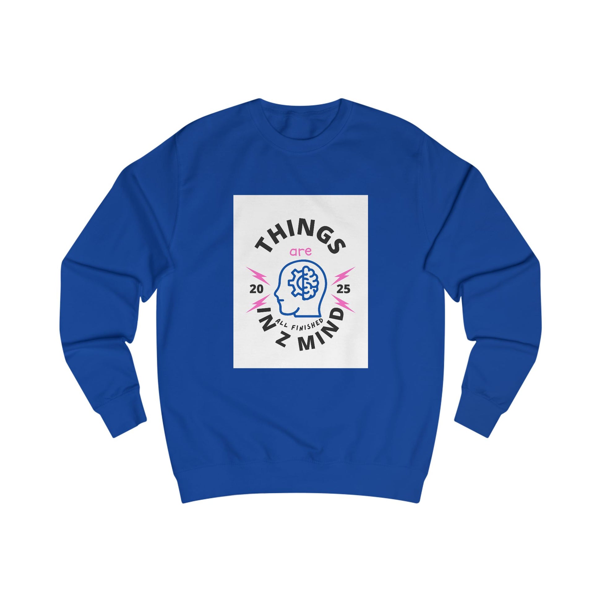 Mindful Unisex Sweatshirt - Cozy Thoughts, Perfect Gift for Mental Wellness, Casual Wear, Self-Care, Everyday Comfort