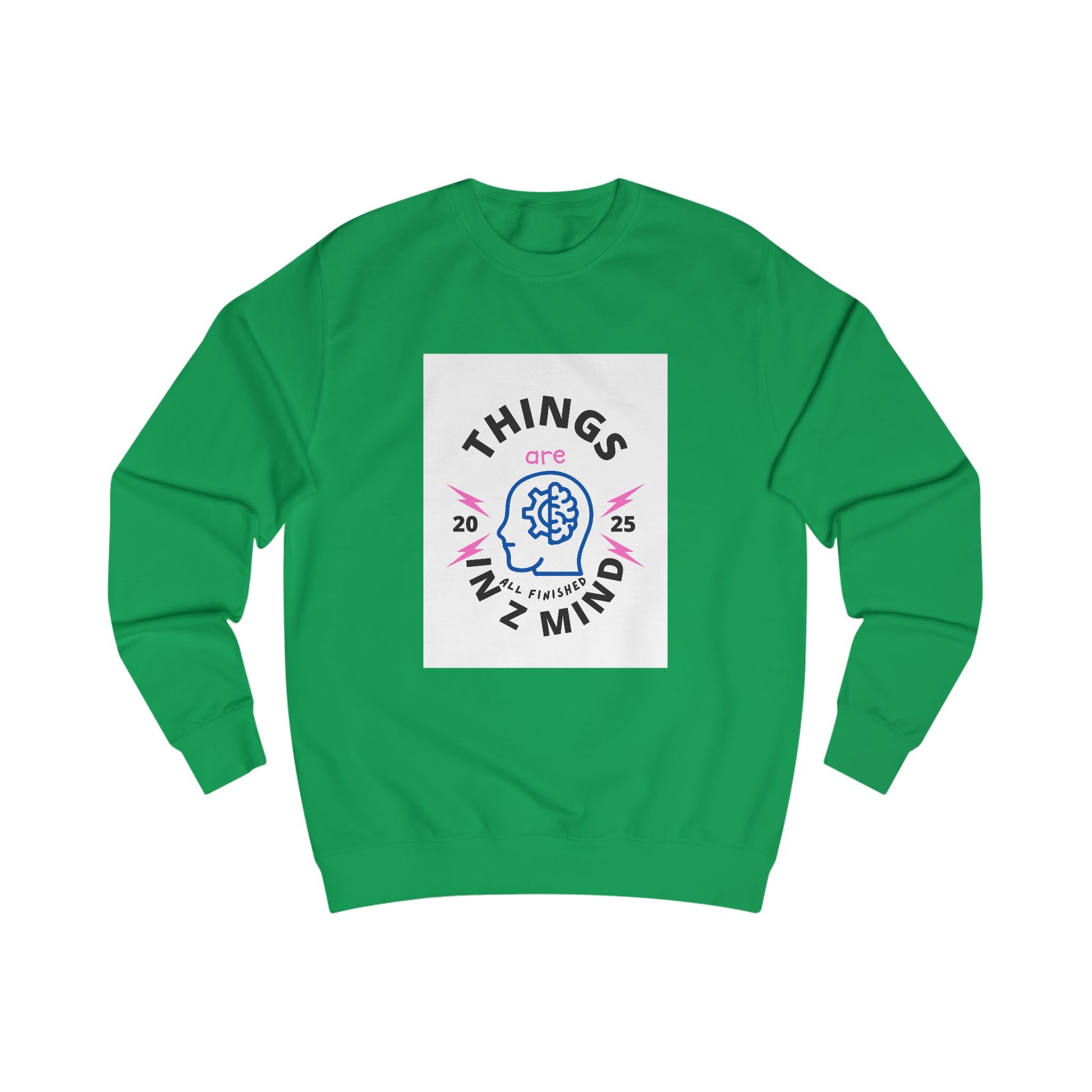 Mindful Unisex Sweatshirt - Cozy Thoughts, Perfect Gift for Mental Wellness, Casual Wear, Self-Care, Everyday Comfort