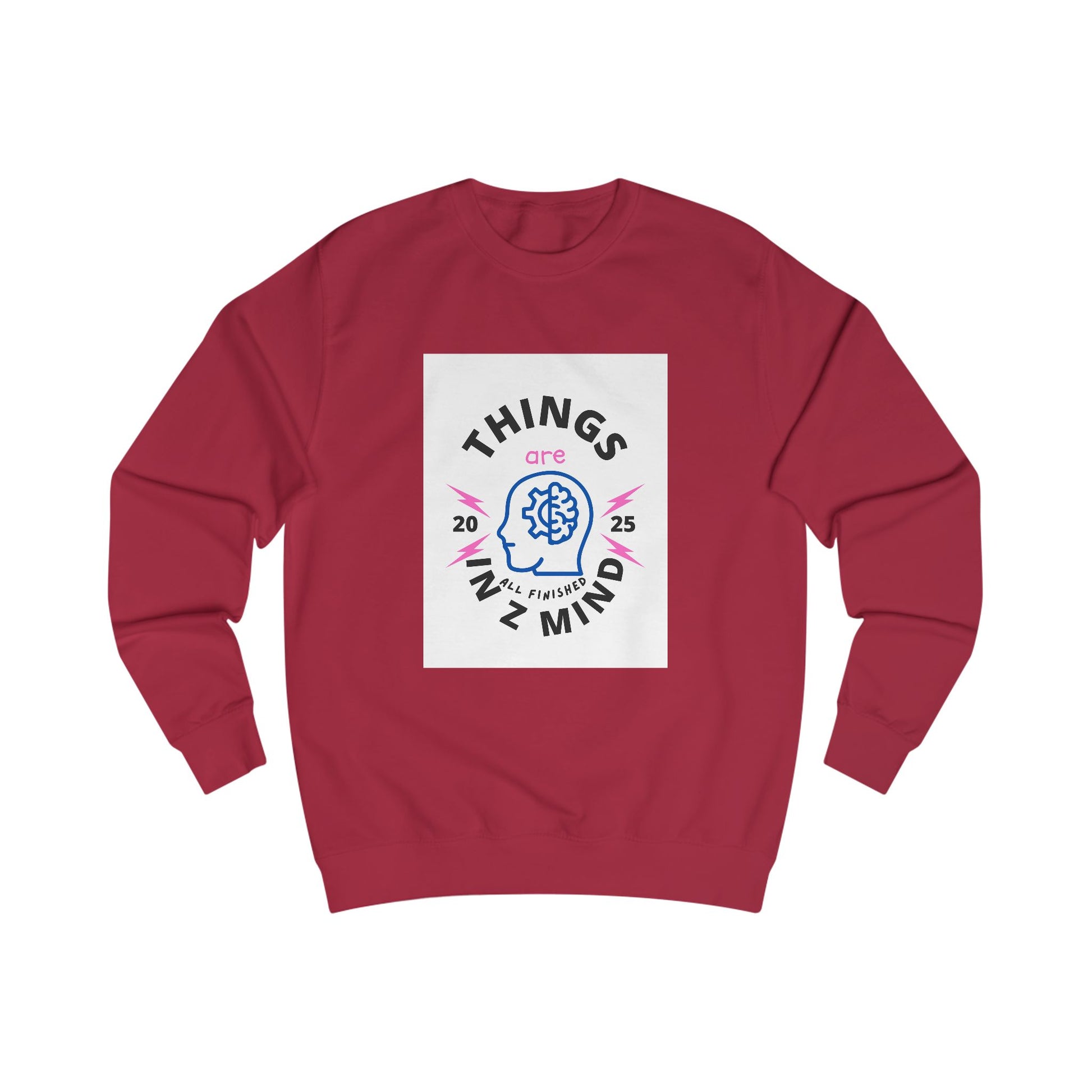 Mindful Unisex Sweatshirt - Cozy Thoughts, Perfect Gift for Mental Wellness, Casual Wear, Self-Care, Everyday Comfort