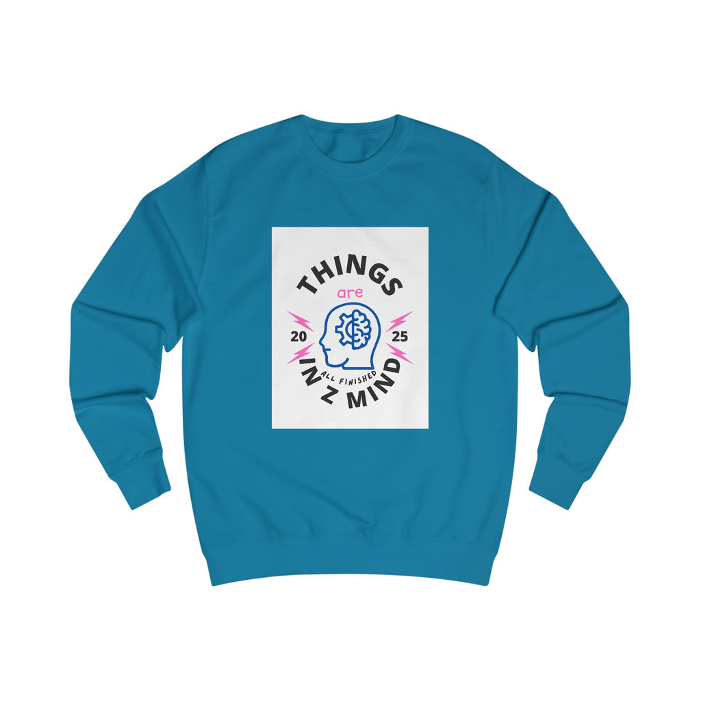 Mindful Unisex Sweatshirt - Cozy Thoughts, Perfect Gift for Mental Wellness, Casual Wear, Self-Care, Everyday Comfort