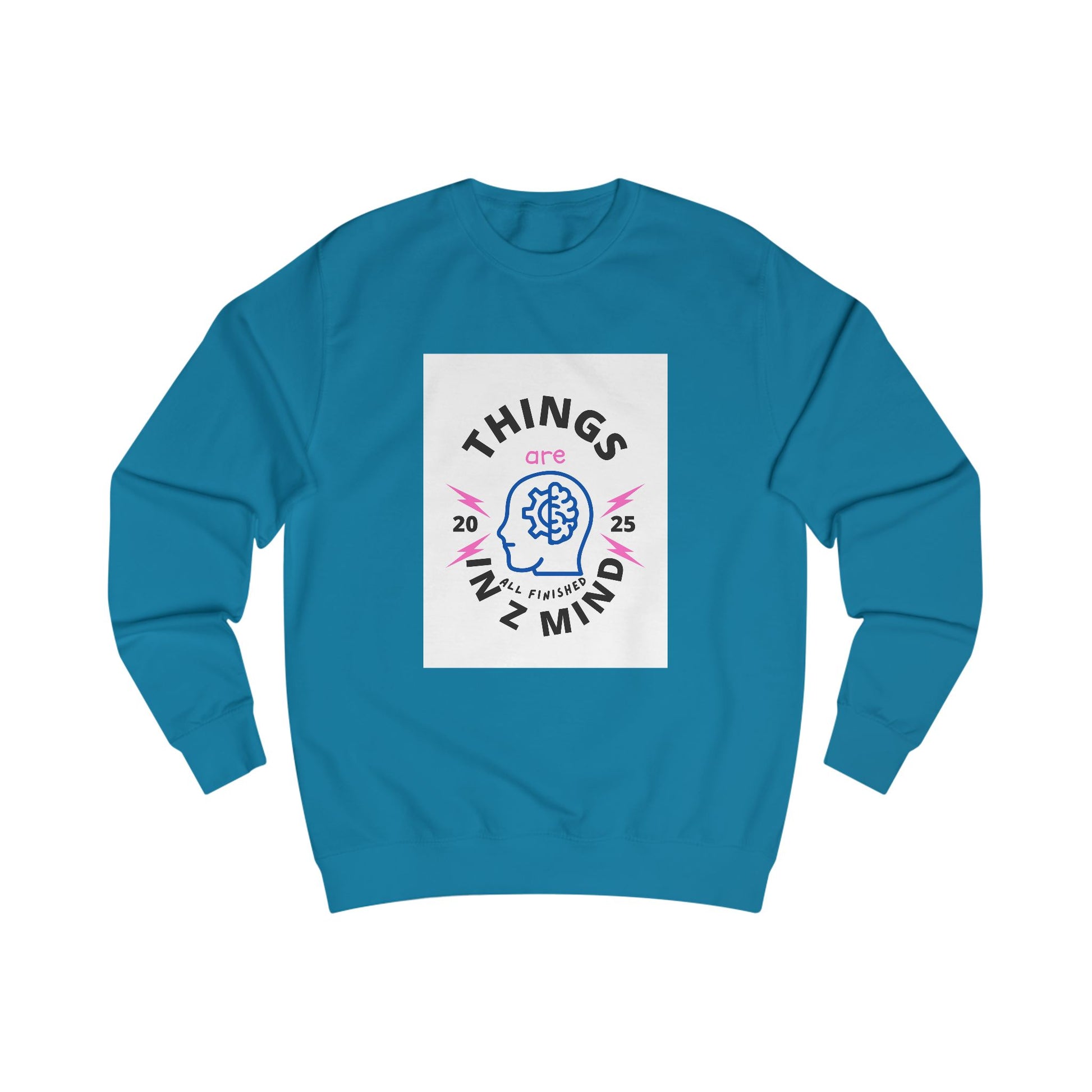 Mindful Unisex Sweatshirt - Cozy Thoughts, Perfect Gift for Mental Wellness, Casual Wear, Self-Care, Everyday Comfort