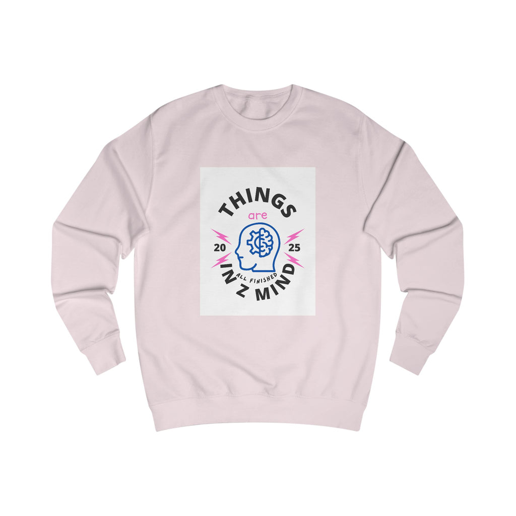 Mindful Unisex Sweatshirt - Cozy Thoughts, Perfect Gift for Mental Wellness, Casual Wear, Self-Care, Everyday Comfort
