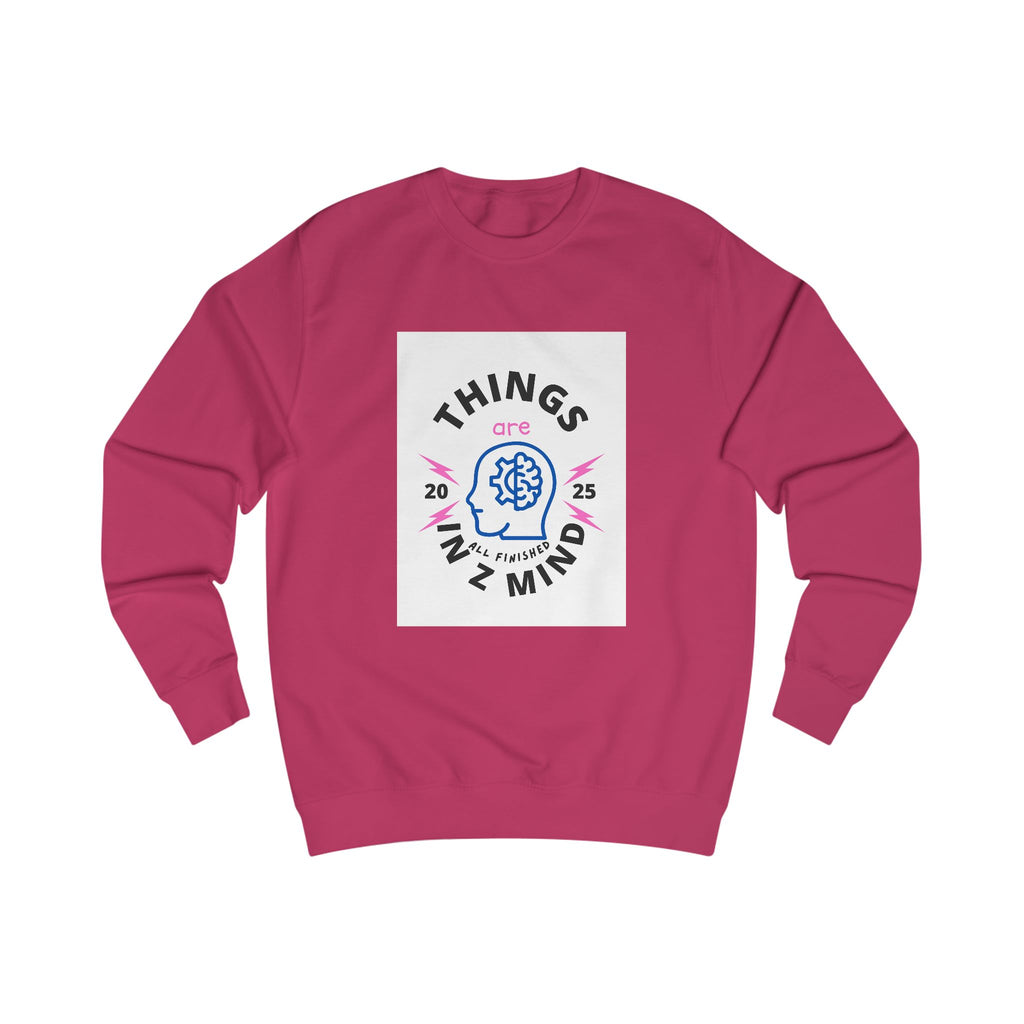 Mindful Unisex Sweatshirt - Cozy Thoughts, Perfect Gift for Mental Wellness, Casual Wear, Self-Care, Everyday Comfort