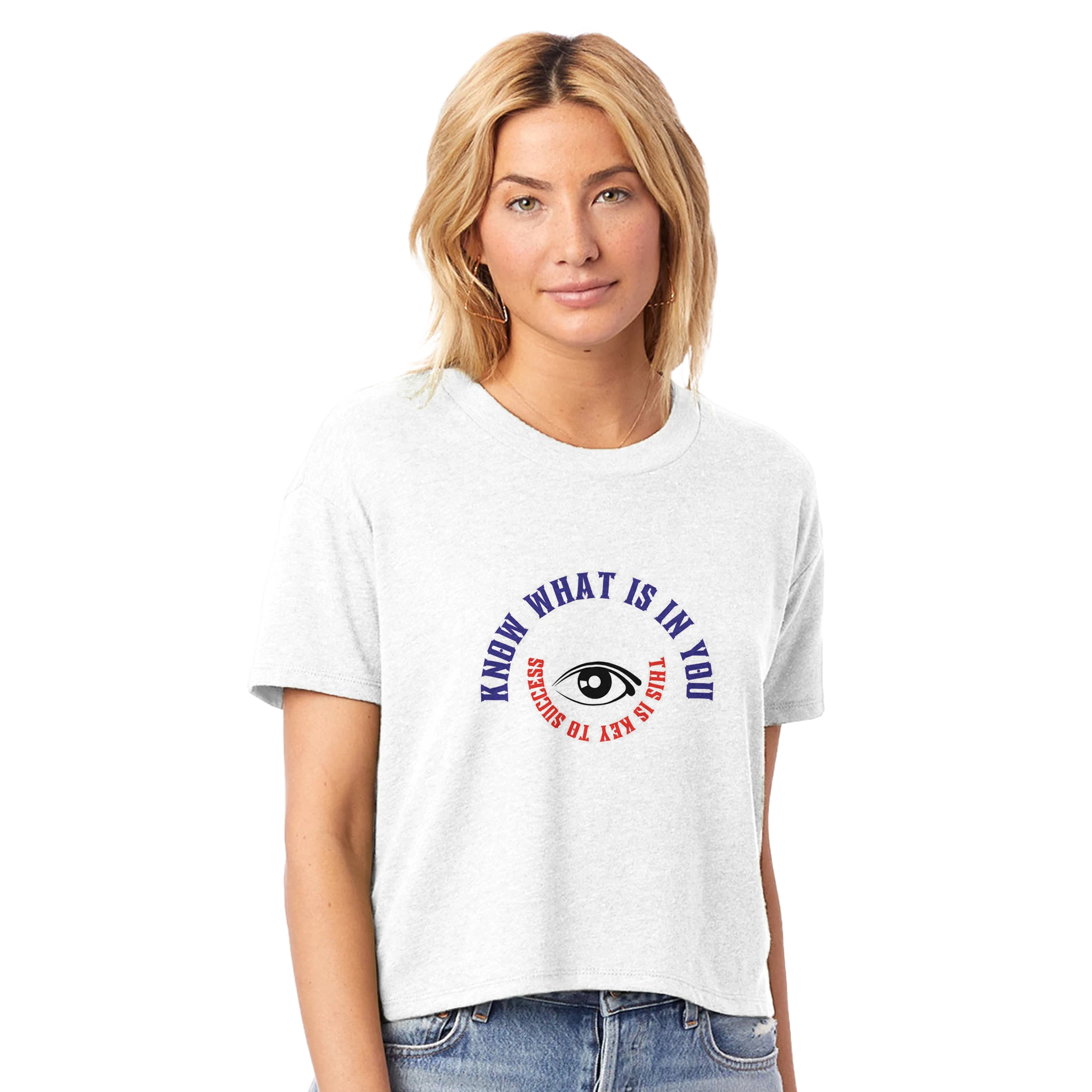 Women's Headliner Cropped Crewneck T-Shirt | Alternative 5114BP