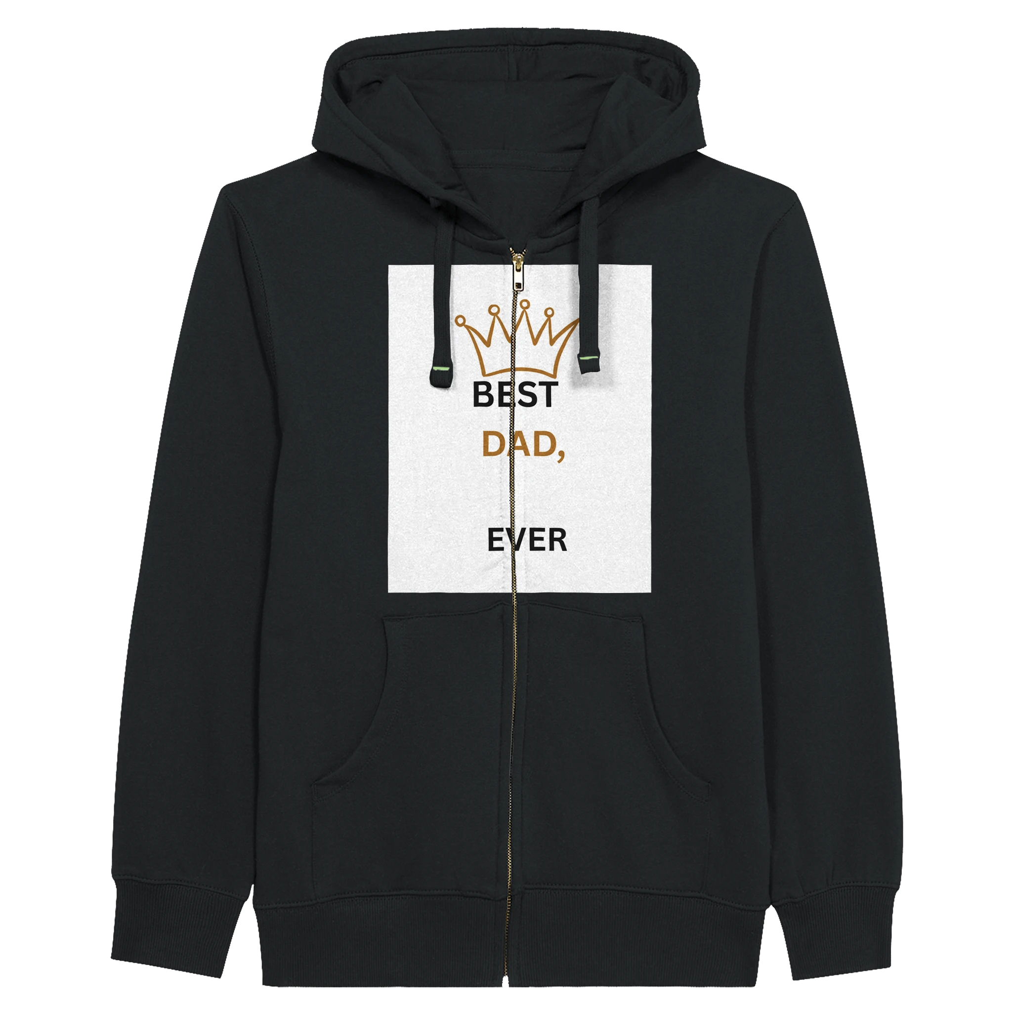 Organic Unisex Zip Hoodie